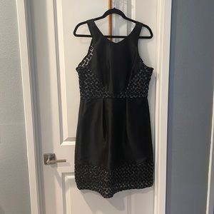 Like New Theia Little Black Cocktail Dress